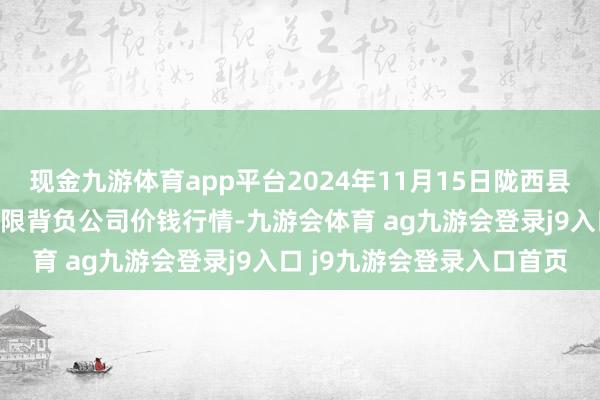 现金九游体育app平台2024年11月15日陇西县清吉洋芋批发往复阛阓有限背负公司价钱行情-九游会体育 ag九游会登录j9入口 j9九游会登录入口首页
