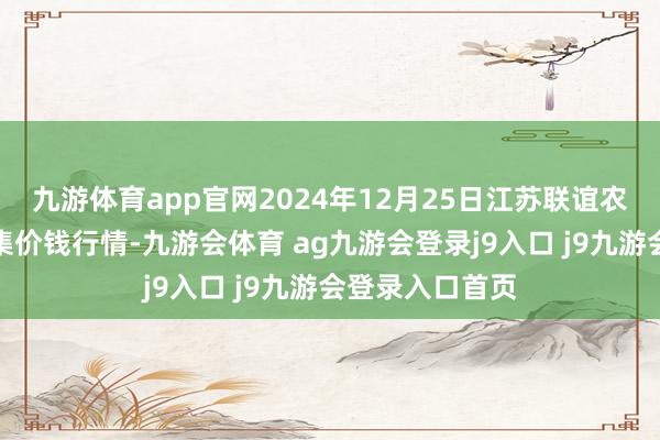 九游体育app官网2024年12月25日江苏联谊农副居品批发市集价钱行情-九游会体育 ag九游会登录j9入口 j9九游会登录入口首页
