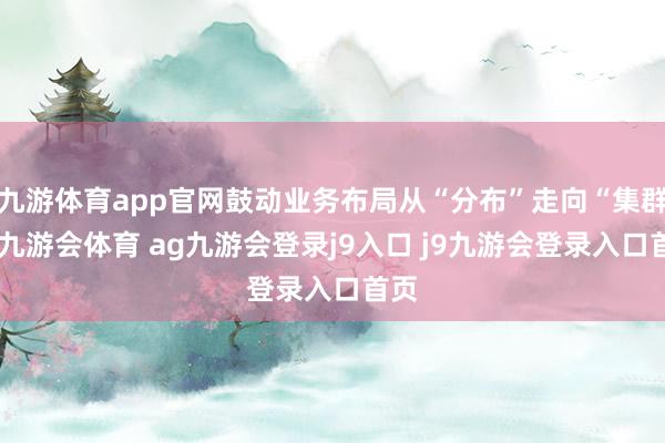 九游体育app官网鼓动业务布局从“分布”走向“集群”-九游会体育 ag九游会登录j9入口 j9九游会登录入口首页