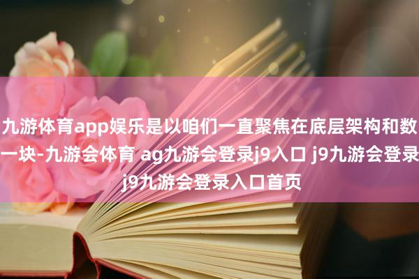 九游体育app娱乐是以咱们一直聚焦在底层架构和数据贯通这一块-九游会体育 ag九游会登录j9入口 j9九游会登录入口首页
