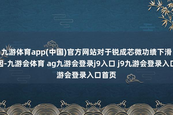 九游体育app(中国)官方网站对于锐成芯微功绩下滑的原因-九游会体育 ag九游会登录j9入口 j9九游会登录入口首页